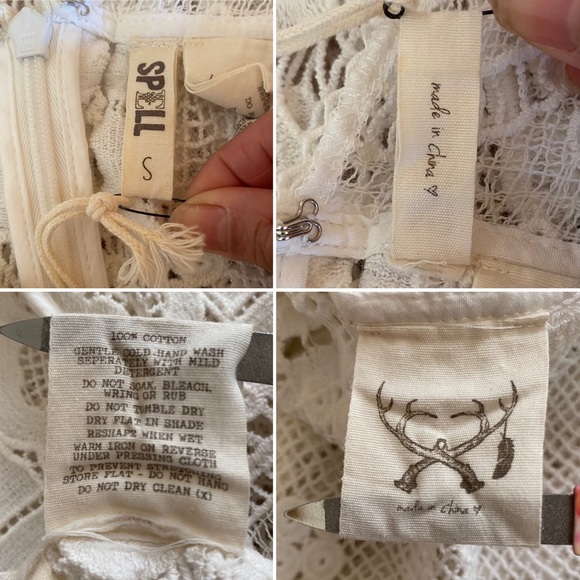 BNWT Spell Woodstock Lace Jumpsuit - Picture 6 of 16